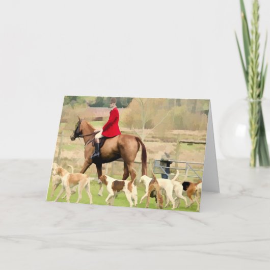 MEESTER VAN HET JACHT WENSKAART KAART (Voorkant)