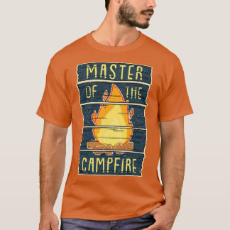 Meester van het kampvuur Grappige  Camping Gift T-shirt