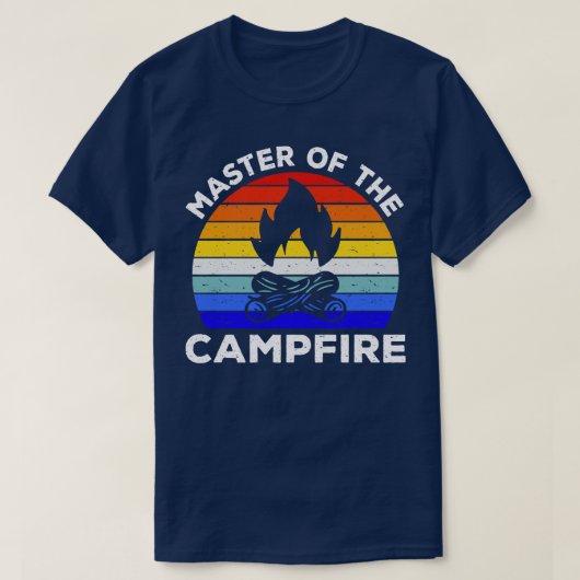 Meester van het kampvuur IV Camping Outs T-shirt (Design voorkant)