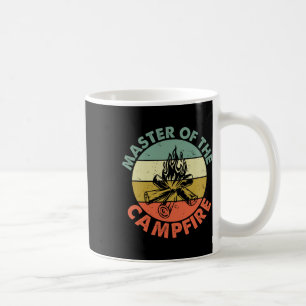Meester van het kampvuur Papa Camping Shirt Campin Koffiemok