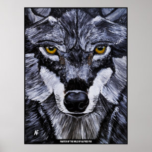 Meester van het wilde schilderij van Alfred Fox Poster
