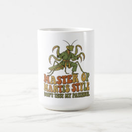 Meester van Mantis Style Karate Insect Grappig Mar Koffiemok