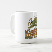 Meester van Mantis Style Karate Insect Grappig Mar Koffiemok (Voorkant links)