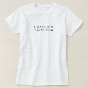 Meester Van Multi-Taking Grappig Mam Leven T-shirt