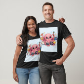 Meester van Multitasking: Creatieve Octopus Sticke T-shirt (Unisex)