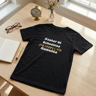 Meester van Roosters Gelukkige Kleine Schoolmoment T-shirt