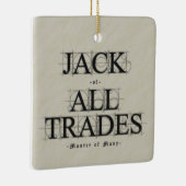 Meester van veel beroepen keramisch ornament (Rechts)