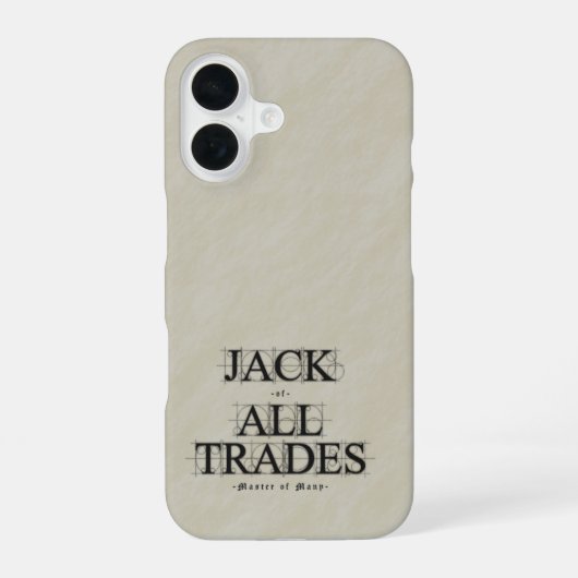 Meester van vele beroepen - iPhone 16 hoesje (Achterkant)