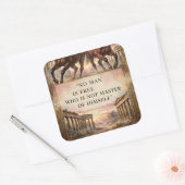 Meester van Zichzelf — Epictetus Sticker (Envelop)