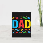 Meesterbouwer bouwstenen Familie vader Kaart (Voorkant)