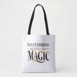 Meesterbrein achter de magie tote bag