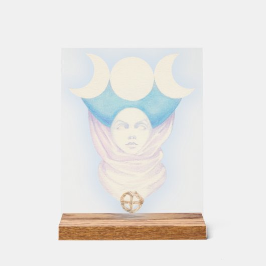 Meesteres van de Maan Acryl Bord (Voorkant)