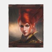 Meesteres van de Wind AI Concept Art van Xzendor7 Fleece Deken (Voorkant)