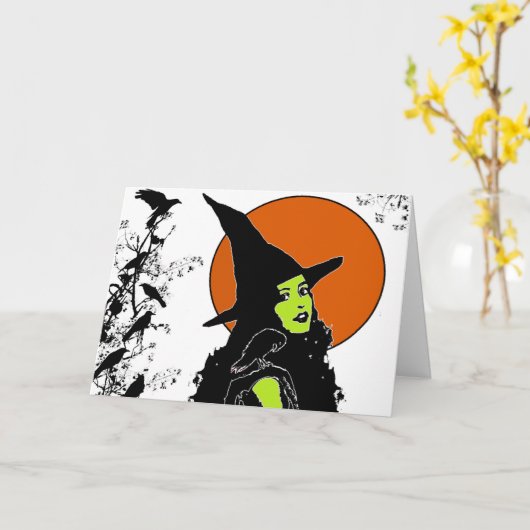 Meesteres van het Corvidae Collectie Kaart (Gele Bloem)