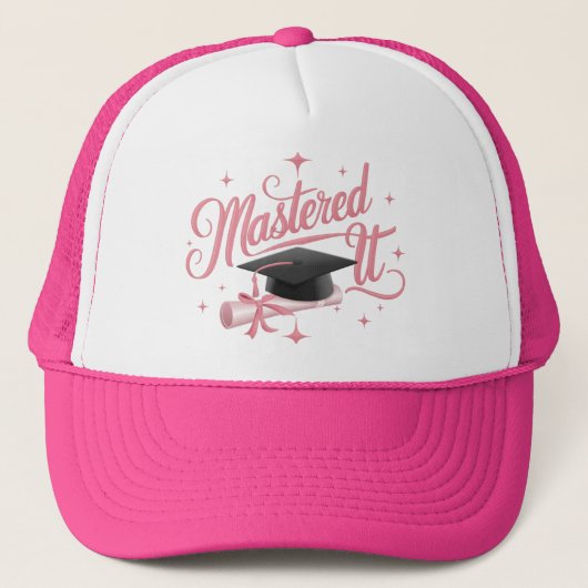 Meesterlijk Afgestudeerd Master MBA Afstuderen Trucker Pet (Voorkant)