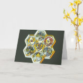 MEESTERLIJKE KAART 008 (Gele Bloem)