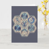 MEESTERLIJKE KAART 017 (Gele Bloem)