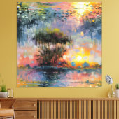 Meesterlijke Kunst Canvas Afdruk (Insitu (Woonkamer))
