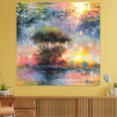 Meesterlijke Kunst Canvas Afdruk (Insitu (Woonkamer))