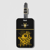 Meesterschap groeit door tijd en praktijk bagagelabel (Voorkant (verticaal))