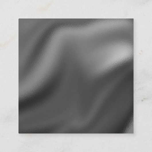 Meesterschilder & Grijs Geel Checkerboard patroon Vierkante Visitekaartje (Achterkant)