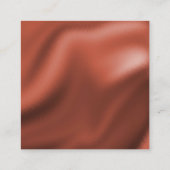 Meesterschilder & Koper Blauw Checkerboard patroon Vierkante Visitekaartje (Achterkant)