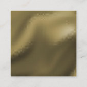 Meesterschilder & Rood Goud Checkerboard patroon Vierkante Visitekaartje (Achterkant)