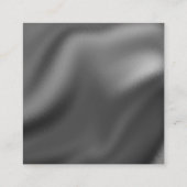 Meesterschilder & Zwart & Wit Checkerboard patroon Vierkante Visitekaartje (Achterkant)