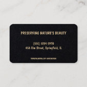 meestertaxidermist visitekaartje (Achterkant)