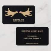 meestertaxidermist visitekaartje (Voorkant / Achterkant)