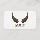 meestertaxidermist visitekaartje (Voorkant)