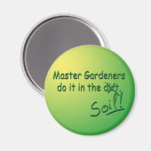Meestertuinders doen het in de grond magneet (Voorkant / Achterkant)