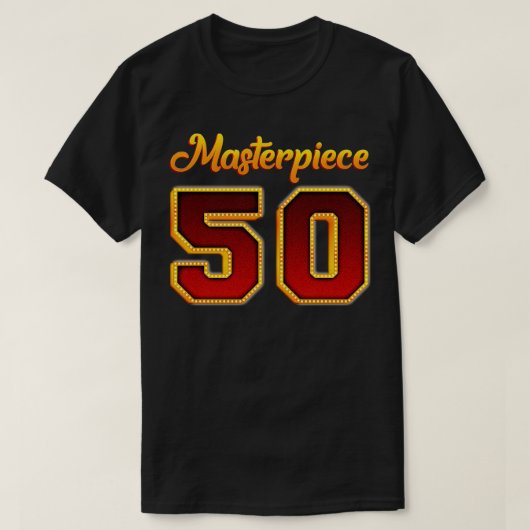 Meesterwerk 50 50ste verjaardag Gift T-shirt (Design voorkant)
