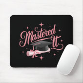 Meesterwerk Afgestudeerd Master MBA Afstuderen Muismat (Met muis)