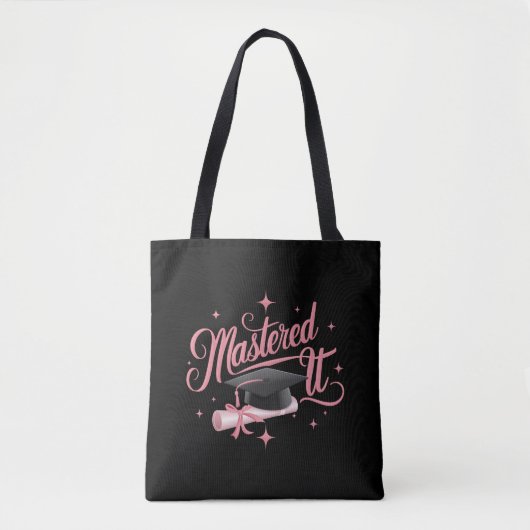 Meesterwerk Afgestudeerd Master MBA Afstuderen Tote Bag (Voorkant)