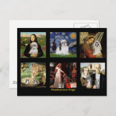 Meesterwerk Composite-Shih Tzus Briefkaart (Voorkant / Achterkant)
