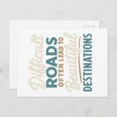 Meesterwerk in uitvoering – Motivatie Quote Briefkaart (Voorkant / Achterkant)