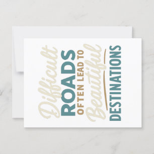 Meesterwerk in uitvoering – Motivatie Quote Briefkaart