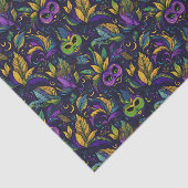 Meesterwerk Mardi Gras Maskers patroon Tissuepapier (Detail)