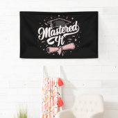 Meesterwerk Masterdiploma Afgestudeerd MBA Afstude Spandoek (Insitu)