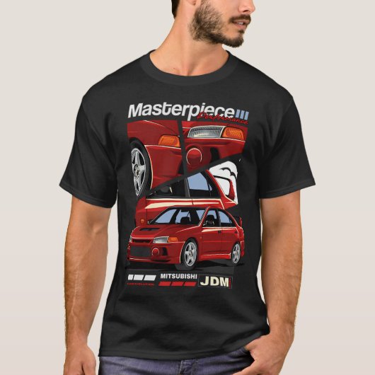 Meesterwerk Mitsubishi Evo 1996 T-shirt (Voorkant)
