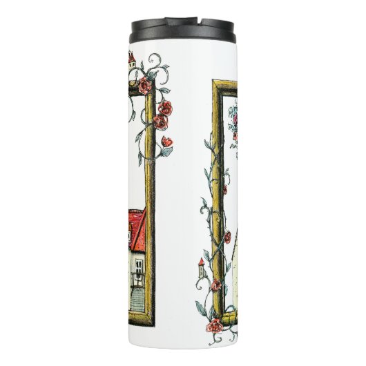 Meesterwerk Soiree' geïsoleerde tumbler Thermosbeker (Achterkant)