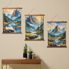 Meesterwerken van natuur: nationale parken vieren hangend wandkleed