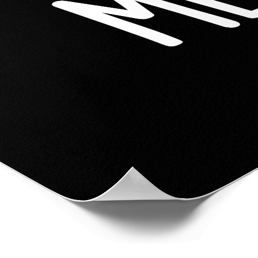 Meet-balls Funny Social Meatball Pun Dark BG Poster (Hoek)