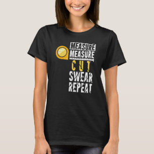 Meet de snede meten op herhaling van Artisan Sawse T-shirt