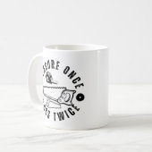 Meet één keer tweemaal koffiemok (Voorkant links)