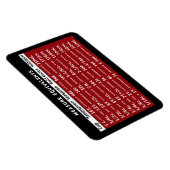 Meet equivalente MCM Red Refkoelkast Magnet Magneet (Rechterzijde)