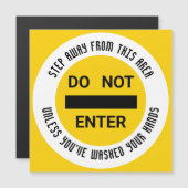 Meet Hygiënische washanden Magnetische kaart (Voorkant / Achterkant)