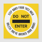 Meet Hygiënische washanden Magnetische kaart (Voorkant)