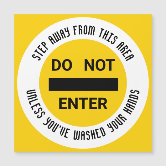 Meet Hygiënische washanden Magnetische kaart (Voorkant)